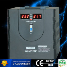 SCIENTEK Type de relais Affichage LED 8000VA 4800W Régulateur de tension automatique